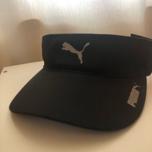 Black and Silver Puma Visor 🗻